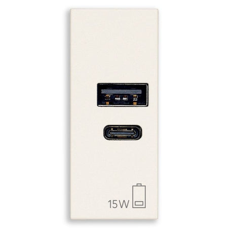 Vimar LINEA 1-Module USB Power Unit, 120-240V — Quality Boat Parts