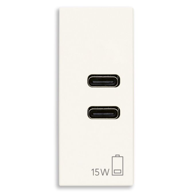 Vimar LINEA 1-Module USB Power Unit, 120-240V — Quality Boat Parts