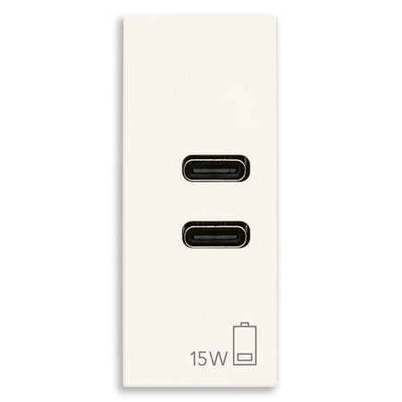 Vimar LINEA 1-Module USB Power Unit, 120-240V — Quality Boat Parts