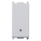 Vimar Plana 1P 10AX 1-Way Switch, 250V, Lightable, Replaceable Button — Quality Boat Parts