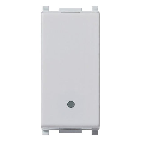 Vimar Plana 1P 10AX 1-Way Switch, 250V, Lightable, Replaceable Button — Quality Boat Parts