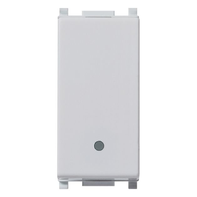 Vimar Plana 1P 10AX 1-Way Switch, 250V, Lightable, Replaceable Button — Quality Boat Parts