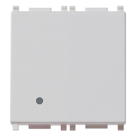 Vimar Plana 1P 10AX 1-Way Switch, 250V, Lightable, Replaceable Button — Quality Boat Parts