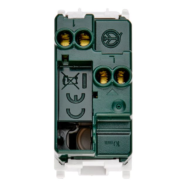 Vimar Plana 1P 10AX 1-Way Switch, 250V, Lightable, Replaceable Button — Quality Boat Parts