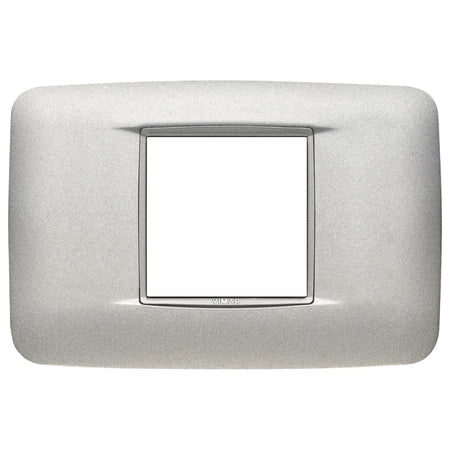 Vimar Eikon 2-Module Round British Cover Plate, 95 x 95 mm, IP00, Halogen-Free, Clamp Mounting — Quality Boat Parts