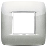 Vimar Eikon 2-Module Round British Cover Plate, 95 x 95 mm, IP00, Halogen-Free, Clamp Mounting — Quality Boat Parts