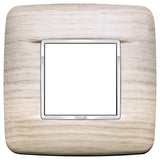 Vimar Eikon 2-Module Round British Cover Plate, 95 x 95 mm, IP00, Halogen-Free, Clamp Mounting — Quality Boat Parts