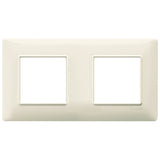 Vimar Plana 4-Module Cover Plate, 2+2 71mm Centers, Clamp Mounting — Quality Boat Parts