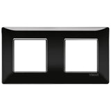Vimar Plana 4-Module Cover Plate, 2+2 71mm Centers, Clamp Mounting — Quality Boat Parts