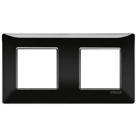 Vimar Plana 4-Module Cover Plate, 2+2 71mm Centers, Clamp Mounting — Quality Boat Parts