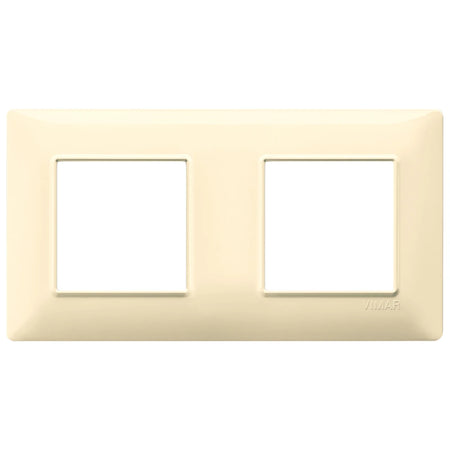 Vimar Plana 4-Module Cover Plate, 2+2 71mm Centers, Clamp Mounting — Quality Boat Parts