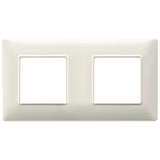 Vimar Plana 4-Module Cover Plate, 2+2 71mm Centers, Clamp Mounting — Quality Boat Parts
