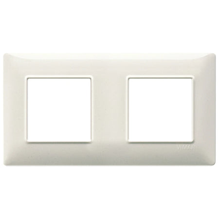 Vimar Plana 4-Module Cover Plate, 2+2 71mm Centers, Clamp Mounting — Quality Boat Parts