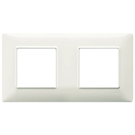 Vimar Plana 4-Module Cover Plate, 2+2 71mm Centers, Clamp Mounting — Quality Boat Parts