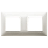 Vimar Plana 4-Module Cover Plate, 2+2 71mm Centers, Clamp Mounting — Quality Boat Parts