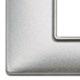 Vimar Plana 4-Module Cover Plate, 2+2 71mm Centers, Clamp Mounting — Quality Boat Parts