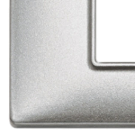 Vimar Plana 4-Module Cover Plate, 2+2 71mm Centers, Clamp Mounting — Quality Boat Parts
