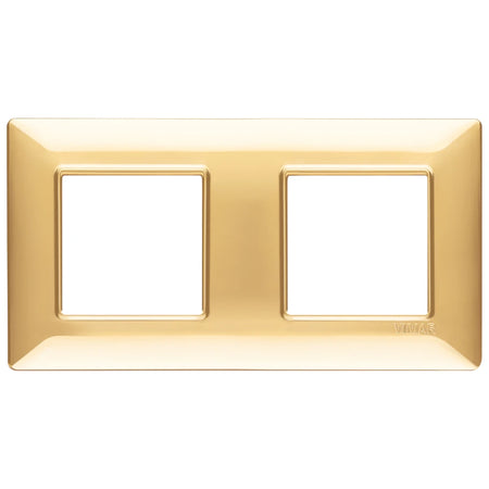 Vimar Plana 4-Module Cover Plate, 2+2 71mm Centers, Clamp Mounting — Quality Boat Parts