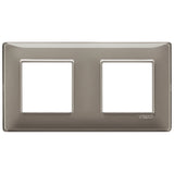 Vimar Plana 4-Module Cover Plate, 2+2 71mm Centers, Clamp Mounting — Quality Boat Parts