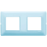 Vimar Plana 4-Module Cover Plate, 2+2 71mm Centers, Clamp Mounting — Quality Boat Parts