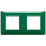 Vimar Plana 4-Module Cover Plate, 2+2 71mm Centers, Clamp Mounting — Quality Boat Parts