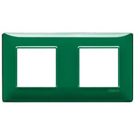 Vimar Plana 4-Module Cover Plate, 2+2 71mm Centers, Clamp Mounting — Quality Boat Parts