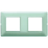 Vimar Plana 4-Module Cover Plate, 2+2 71mm Centers, Clamp Mounting — Quality Boat Parts