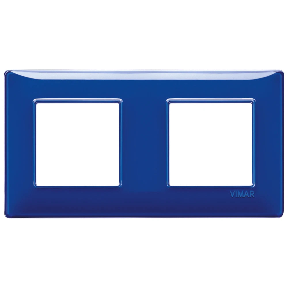 Vimar Plana 4-Module Cover Plate, 2+2 71mm Centers, Clamp Mounting — Quality Boat Parts