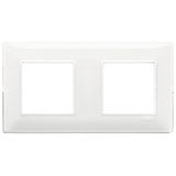 Vimar Plana 4-Module Cover Plate, 2+2 71mm Centers, Clamp Mounting — Quality Boat Parts