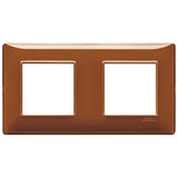 Vimar Plana 4-Module Cover Plate, 2+2 71mm Centers, Clamp Mounting — Quality Boat Parts