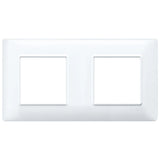 Vimar Plana 4-Module Cover Plate, 2+2 71mm Centers, Clamp Mounting — Quality Boat Parts