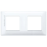 Vimar Plana 4-Module Cover Plate, 2+2 71mm Centers, Clamp Mounting — Quality Boat Parts