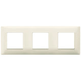 Vimar Plana 6-Module (2+2+2) Cover Plate, 71 mm Center Spacing, 222 x 80 x 9 mm, Technopolymer, Clamp Mounting, Horizontal/Vertical Mount — Quality Boat Parts