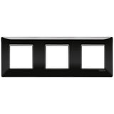 Vimar Plana 6-Module (2+2+2) Cover Plate, 71 mm Center Spacing, 222 x 80 x 9 mm, Technopolymer, Clamp Mounting, Horizontal/Vertical Mount — Quality Boat Parts
