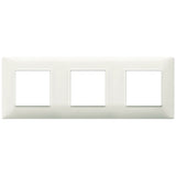 Vimar Plana 6-Module (2+2+2) Cover Plate, 71 mm Center Spacing, 222 x 80 x 9 mm, Technopolymer, Clamp Mounting, Horizontal/Vertical Mount — Quality Boat Parts