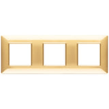 Vimar Plana 6-Module (2+2+2) Cover Plate, 71 mm Center Spacing, 222 x 80 x 9 mm, Technopolymer, Clamp Mounting, Horizontal/Vertical Mount — Quality Boat Parts