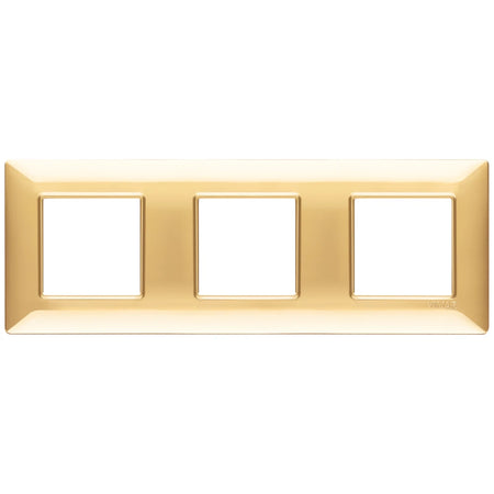 Vimar Plana 6-Module (2+2+2) Cover Plate, 71 mm Center Spacing, 222 x 80 x 9 mm, Technopolymer, Clamp Mounting, Horizontal/Vertical Mount — Quality Boat Parts