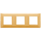 Vimar Plana 6-Module (2+2+2) Cover Plate, 71 mm Center Spacing, 222 x 80 x 9 mm, Technopolymer, Clamp Mounting, Horizontal/Vertical Mount — Quality Boat Parts