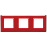 Vimar Plana 6-Module (2+2+2) Cover Plate, 71 mm Center Spacing, 222 x 80 x 9 mm, Technopolymer, Clamp Mounting, Horizontal/Vertical Mount — Quality Boat Parts
