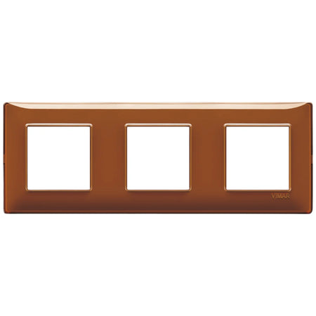 Vimar Plana 6-Module (2+2+2) Cover Plate, 71 mm Center Spacing, 222 x 80 x 9 mm, Technopolymer, Clamp Mounting, Horizontal/Vertical Mount — Quality Boat Parts