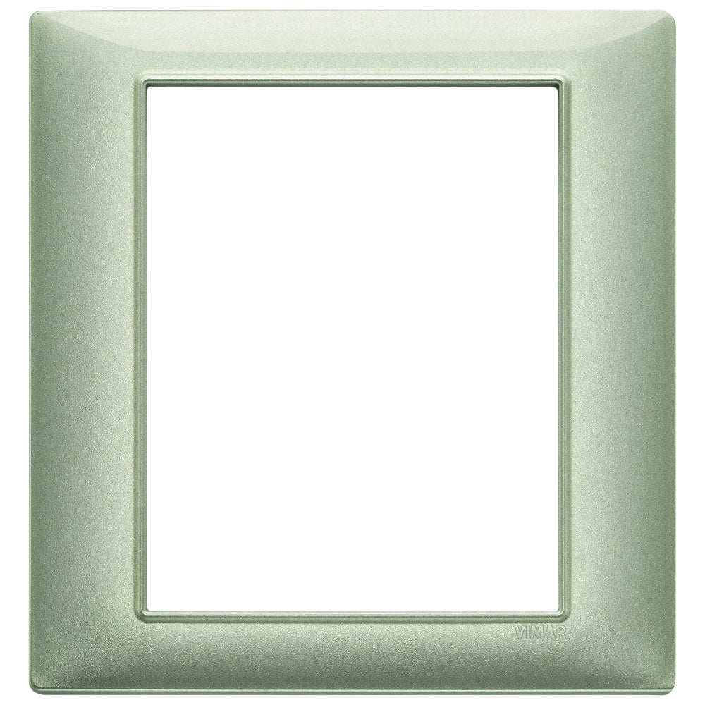 Vimar Plana 8-Module Cover Plate, 142.5 x 151 mm, Halogen-Free Technopolymer — Quality Boat Parts