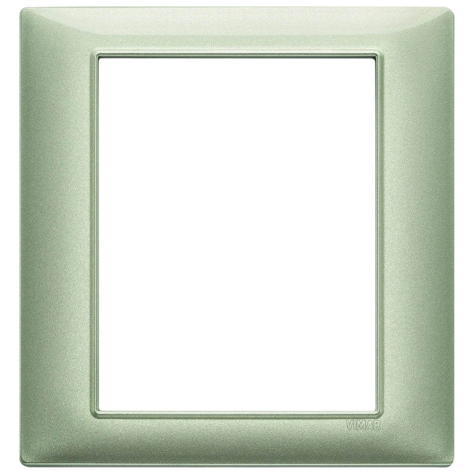 Vimar Plana 8-Module Cover Plate, 142.5 x 151 mm, Halogen-Free Technopolymer — Quality Boat Parts