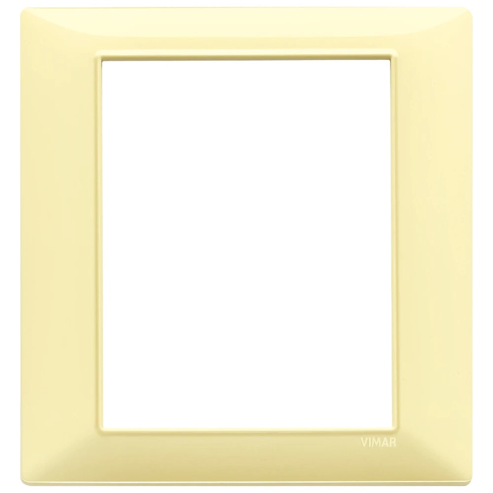 Vimar Plana 8-Module Cover Plate, 142.5 x 151 mm, Halogen-Free Technopolymer — Quality Boat Parts
