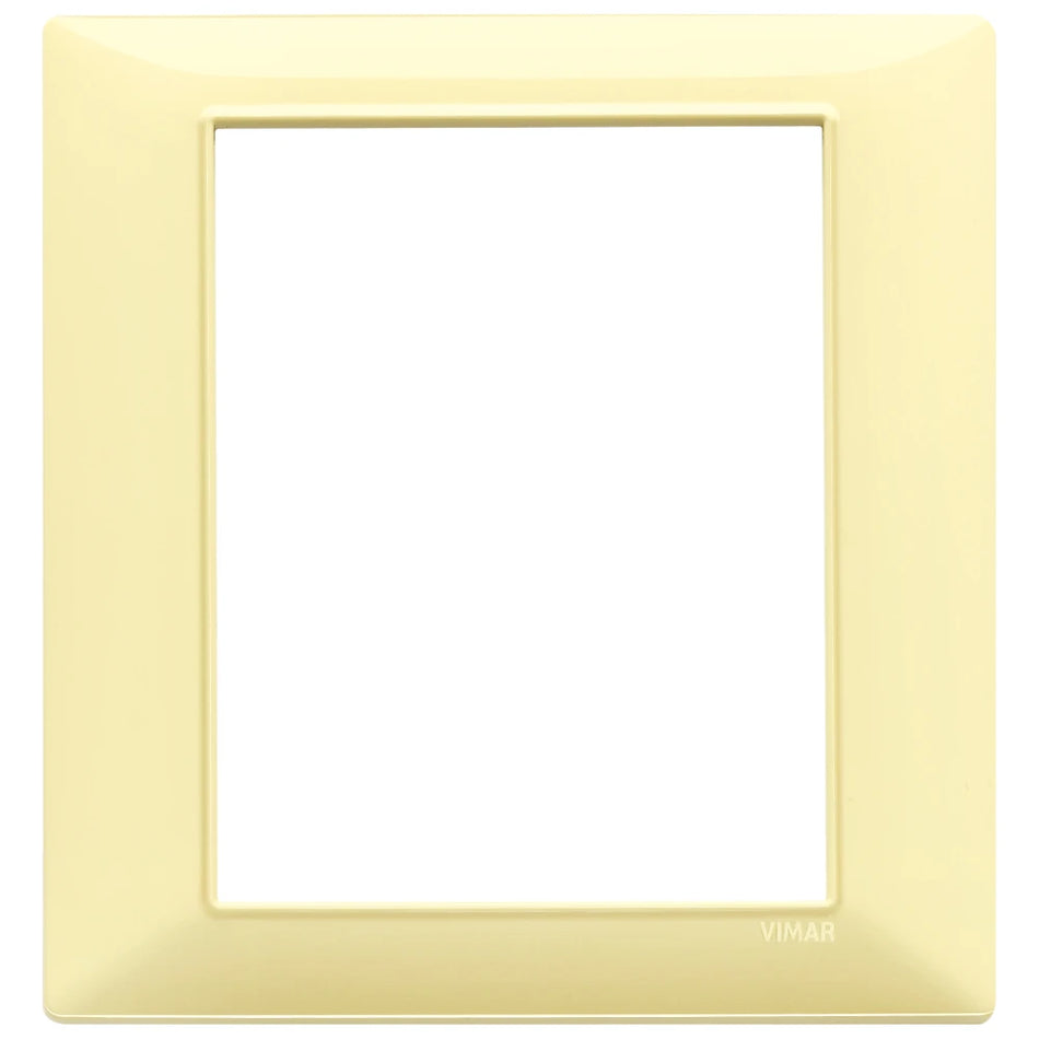 Vimar Plana 8-Module Cover Plate, 142.5 x 151 mm, Halogen-Free Technopolymer — Quality Boat Parts
