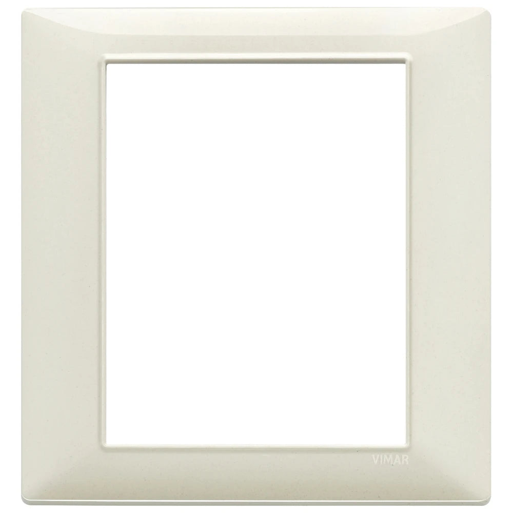 Vimar Plana 8-Module Cover Plate, 142.5 x 151 mm, Halogen-Free Technopolymer — Quality Boat Parts