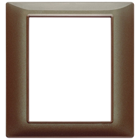Vimar Plana 8-Module Cover Plate, 142.5 x 151 mm, Halogen-Free Technopolymer — Quality Boat Parts