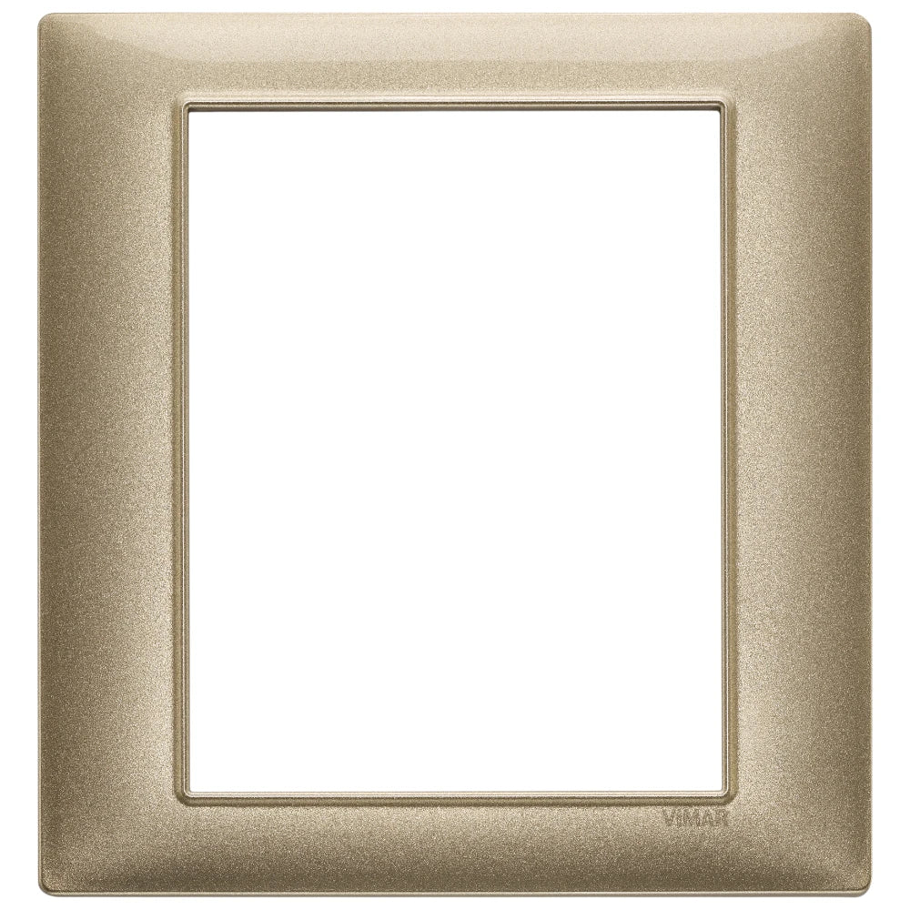 Vimar Plana 8-Module Cover Plate, 142.5 x 151 mm, Halogen-Free Technopolymer — Quality Boat Parts