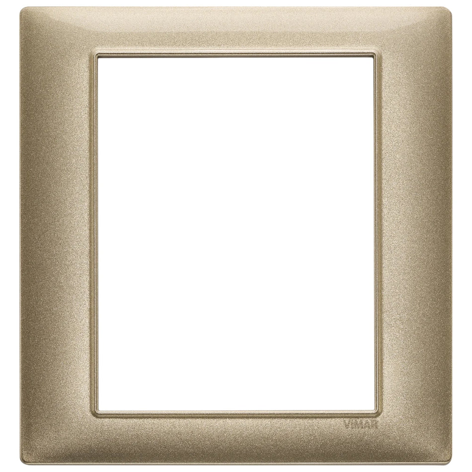 Vimar Plana 8-Module Cover Plate, 142.5 x 151 mm, Halogen-Free Technopolymer — Quality Boat Parts