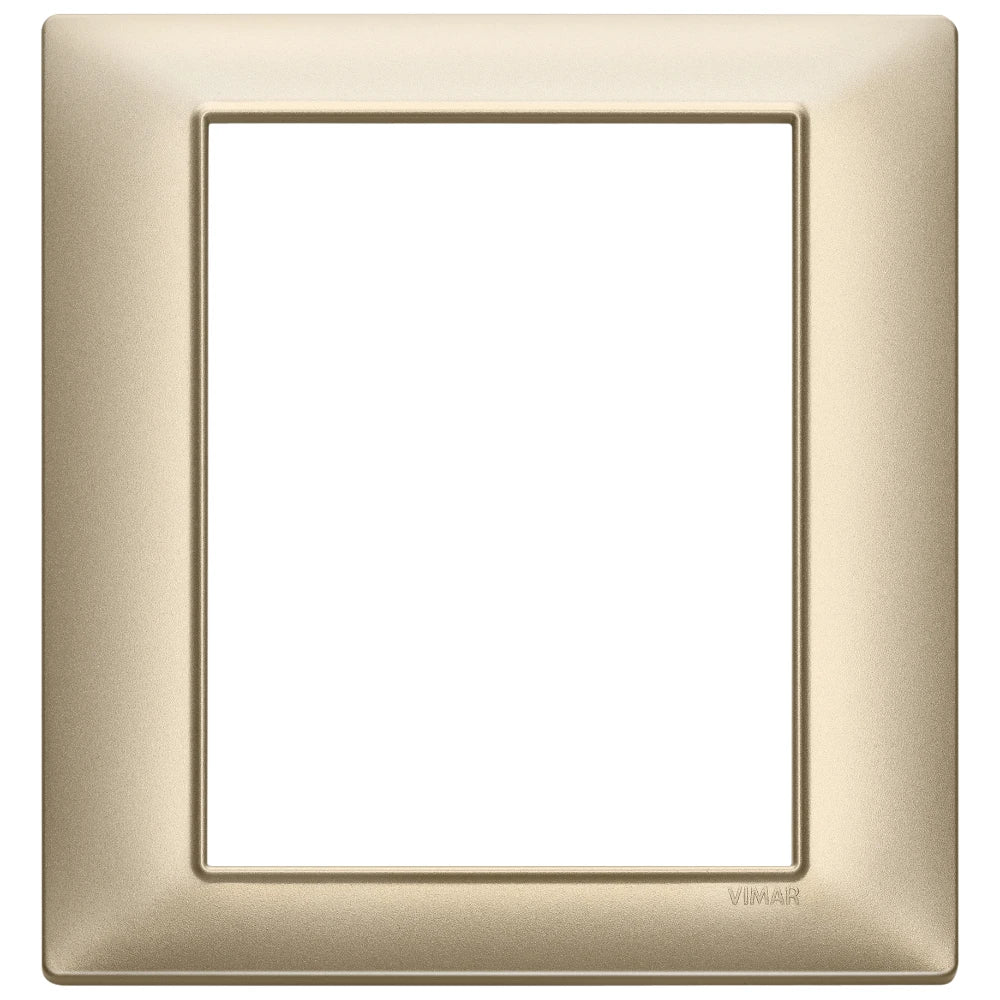 Vimar Plana 8-Module Cover Plate, 142.5 x 151 mm, Halogen-Free Technopolymer — Quality Boat Parts
