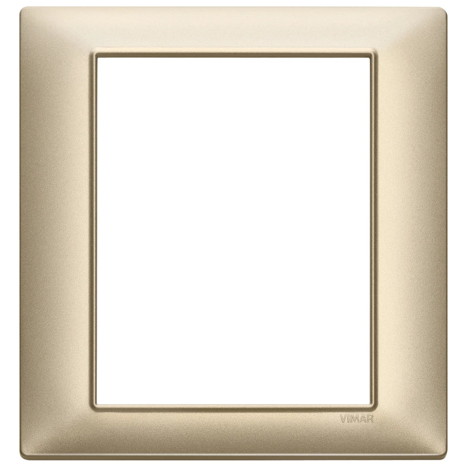 Vimar Plana 8-Module Cover Plate, 142.5 x 151 mm, Halogen-Free Technopolymer — Quality Boat Parts